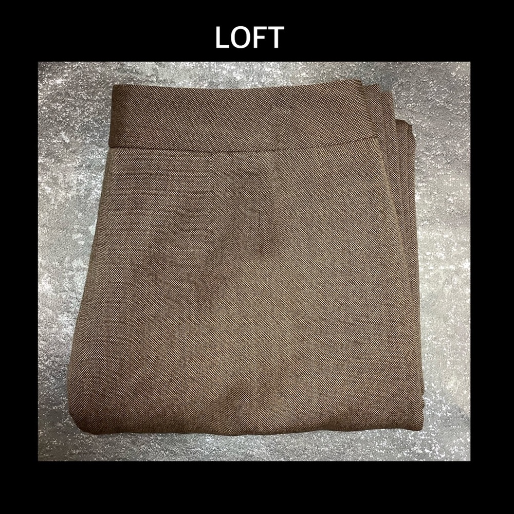 LOFT 10 Brown Line Wool Trousers♠️